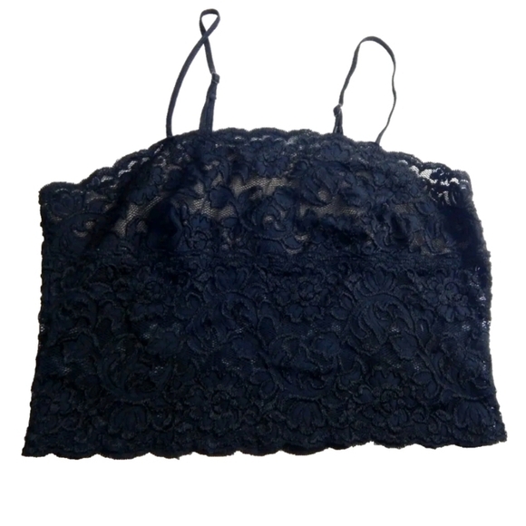 Hanky Panky Sheer Lace Crop Top - Picture 1 of 3